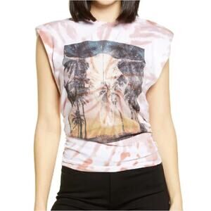 * New ~ AFRM ~ Billie Side Ruched Crop Tank Top Size S